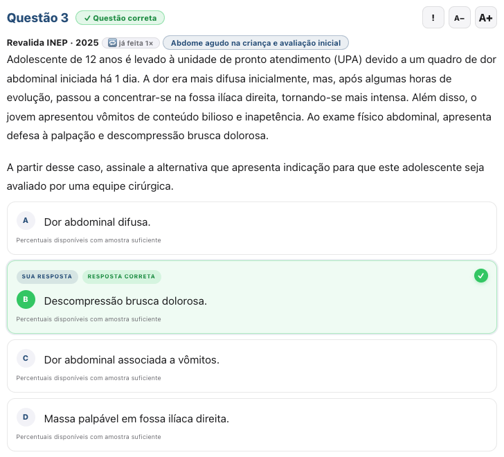 Resolvendo um simulado com cronômetro